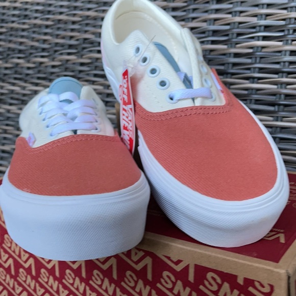 Vans Era Platform Twill Pastel Block/True White WMNS - Picture 8 of 16